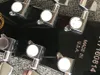 Custom Tony Lommi SG Chitarra elettrica nera lucida Cina Pickup EMG Scatola batteria da 9 V Croce di ferro Perla Intarsio Grover Sintonizzatore Cromato h7936627