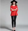 O Neck M-5XL Summer Women's Lace shirts Black Red Embroidery Blouses Shirt plus size Chiffon Women ruffle 880A 210420