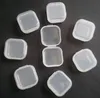 Vierkante Lege Mini Clear Plastic Opslag Containers Box Case met Deksels Kleine Doos DH2030