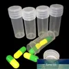 5 pièces 5 ml en plastique échantillon bouteille Tube à essai Mini bouteilles flacons conteneurs de stockage translucide 14x40mm