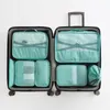 Torby kosmetyczne Travel Buggy Bag siedmioczęściowe bieliznę bagażową Organizowanie wodoodpornego przechowywania ubrania 7-częściowy set225L2813