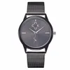 Montres-bracelets Minimalismus Uhren Ultra Dunne Stahl Mesh Gurtel Uhr Mode Frauen Kleid Damen Armbanduhren Relogio Feminino335y