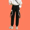 3XL Streetwear Pockets Cargo Harem Broek Hip Hop Casual BF Track Joggers Broek Harajuku Elegante Dames Plus Size 210601