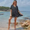 Tuniche per la spiaggia Costume da bagno donna Cover-up Costumi da bagno donna Cover up wear Abito pareo Saida de Praia Q771 210420