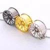 3D Car Metal Wheel Hub Keyrings Auto Sports Cars Key Rings Keychain Pendant Silver Gold Fashion Jewelry Hangs