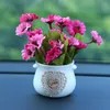 Interior Decorations Car Decoration Accessories Simulation Ceramic Potted Plant Dashboard Decors Styling