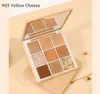 Hojo لوحة Eyeshadow New New Eyeshadow، 9 لوحة هوسات الألوان طبعة محدودة، مزين جدا، ألوان غنية مع نسيج مخملي - مجموعة تتضمن مرآة