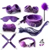 Nxy Sm Bondage 10 Bâtons/ensemble Apprendre Jouets pour Adultes Jeu Érotique Bdsm Sex Kits Menottes Swing Gag Sm Pinces De Table 1217