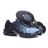 남성 TN 플러스 러너 신발 전세계 트리플 블랙 화이트 비 활 블루 스니커즈 남성 야외 트레이너 크기 40-46