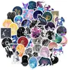 50Pcs-Pack Small Zodiac Constellations Vinyl Sticker Waterproof Stickers for Bottle Laptop Car Planner Scrapbooking Phone Cup Wardrobe Wall Door Organizer Decal