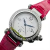 BVF Lady Watch Ja0012 Japão Miyota 9039 Modificar 1847mc Automático 35mm Dial Diamond Buzel Switch Quick Switch Rose Red Leather Super Versão Eternity Womens Relógios