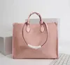 Klassisk högkvalitativ lyx varumärkesnamn väskor onthego handväskor damer mode diagonal handväska kosmetisk väska gratis skepp