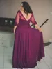 Elegantes U-Ausschnitt-Abendkleid für die Mutter mit Ärmeln, Vestido de Madrinha, Chiffon-Kleid für die Brautmutter in Übergröße, Hochzeitsgastkleid