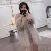 Bella Philosophy Winter Thicken Warm Fox Fur Coat Female Long Sleeve Solid Jackets Autumn Office Lady Elegant Faux Fur Coats Y0829