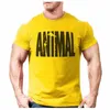 Men039S TSHIRTS Animal Print Tracksuit T Shirt Muskeltrender 2021 Fitness Cotton Brand Clothes for Men Bodybuilding Tee Lar9609760