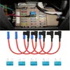 Carro Fusível Caixa de 12V Seguro Adapter Adapter Auto Peças APM Tap Tap Mini Lâmina Micro ADD-A Circuito Set Acessórios Veículos