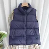 Schinteon Women Ultra Light Down Vest Повседневная Тонкий Жилет 90% Белый утка вниз по прибытии Gilet 210819