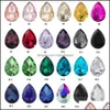 Lösa diamanter Smycken 50 st 20mm x 30mm Glas Klar Röd Blå Tear Drop Faceted 22Colors Juveler Bröllopsdekorationer L1523 Leverans 2021 Bze