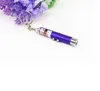 Hot 2 In1 Red Laser Pointer Pen Key Ring with White LED Light Show Portable Infrared Stick Funny Tease Cats Pet Toys With Retail