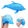 Brinquedos DHL para crianças adultas Descompressão Spongy Dolphin Shark Antistress Squishy Bead Stress Ball Ball Brinquedo Relief alívio 160 B3