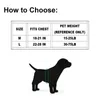 Coleiras para cães trelas PET-K9 elevador arnês suporte estilingue para ajuda canina Medium25-55lbs Large55-77lbsDogs Black199i