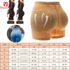 루디 아 여성 엉덩이 엉덩이 패드 향상제 팬티 Shapewear 속옷 엉덩이 패딩 된 허리 트레이너 제어 211211