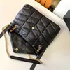 Роскошная сумка на плечо Женская мода Высочайшее качество Loolou Pugher сумочка дизайнер из овчины матовые туманы сумки размером 35 * 23 * 13,5 см