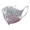 Flash Diamond Chinestone Mask Fashionista NightClub Party One Piece Diamond Masks