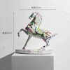 Arte nordica moderna cavalli ornamenti creativi e leggermente lussuosi salotto tv mobintway vino mobile decorazione per la casa housewar9613003