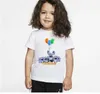 2022 camiseta niños verano cuello redondo camisetas de manga corta niños niñas moda Harajuku ropa de calle