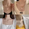 Baiser femme à la mode multicouche pendentif collier pour femmes mode soleil étoile or perle colliers ras du cou 2021 tendance bijoux