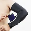 Torby na zewnątrz Rękawy sportowe Oddychające antypoślizgowe siatkówka do koszykówki Cieplej akcesoria sportowe z torbą na telefon