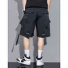 カジュアルな夏のショートパンツ男性ヒップホップトレンドマルチポケット貨物パンツメンズジョガー膝丈パンツ2022 G220223