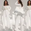 white tuxedo pants for women