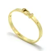 Cinturón de lujo Remache Charm Brazaletes Brazaletes para mujeres Joyería de acero inoxidable Rosa Oro Astilla Brazalete Bijou Accesorios Q0717