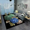 Carpets Flower Printed Carpet Sofa Large Bedroom Bedside Balcony Floor Mats Home Decoration Area Rugs Rug Mat