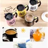 Auto Sterring Coffee mug Stainless Steel Magnetic Mug Milk Mixing Mugs Electric Lazy Smart Shaker Coffee Cup 2pcs gift 1 spoon 210804