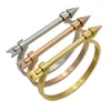 Pfeil Armband Noeud Armband Gold Farbe Armbänder Armreifen für Frauen Schraube Manschette Armbänder Manchette Armreifen Pulseir D203 Q0722