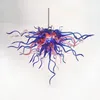 China Fornecedor Lâmpada de lâmpada Brown Chandelier Borossilicato Borossilicato Cor rosa azul Levou luz de iluminação rústica para sala de estar Decoração de Natal 28 por 24 polegadas