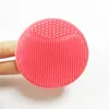 500pcs Facial Exfoliating Brush Infant Baby Soft Silicone Wash Face Cleaning Pad Skin SPA Bath Scrub Cleaner Tool