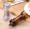 Transparent Pepper Salt Grinder-Akrylfabrik innehåller precisionsmekanism och premium pepparkorns köksredskap