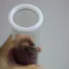 Bong viola in vetro da 14 pollici con pittura a mano per fumare narghilè fatti a mano