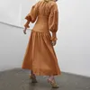 TRAF Yaz Elbise Kadın Giyim Bayanlar Rahat Uzun Hafif Sundress Kore Moda Bandaj Sukienka Tasarımcı Toppies 50366 210712