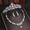 3 pezzi strass cristallo farfalla nuziale collana S orecchino diadema ornamenti per capelli da sposa set di gioielli con perline africane