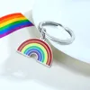 LGBT arc-en-ciel nuages meilleur ami porte-clés porte-clés femme filles sac à main voiture porte-clés porte-clés Gay Pride bijoux lesbiennes