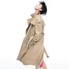 Mode femmes imperméable coton Long Double boutonnage le Trench Coat Westminster Heritage