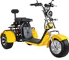 10-inch 3-wheel fat tire with seat electric scooter motorcycle supports forward/backward/one-key alarm and start suitable for the elderly/disabled, etc.