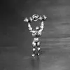 Strong Man Dumbbell Pendant Necklace Stainless Steel Chain Muscle Men Sport GiftFitness Hip Hop Gym Jewelry For Male Necklaces2399