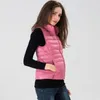 Women Ultra Light White Duck Down Vest Coat Female Slim Sleeveless Jacket Windproof Warm Waistcoat 210423