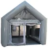 5x3m sur la tente Oxford Pustable Polie lavage de voiture mobile Couverture de garage mobile Atelier de cabine de peinture automobile avec ventilateur